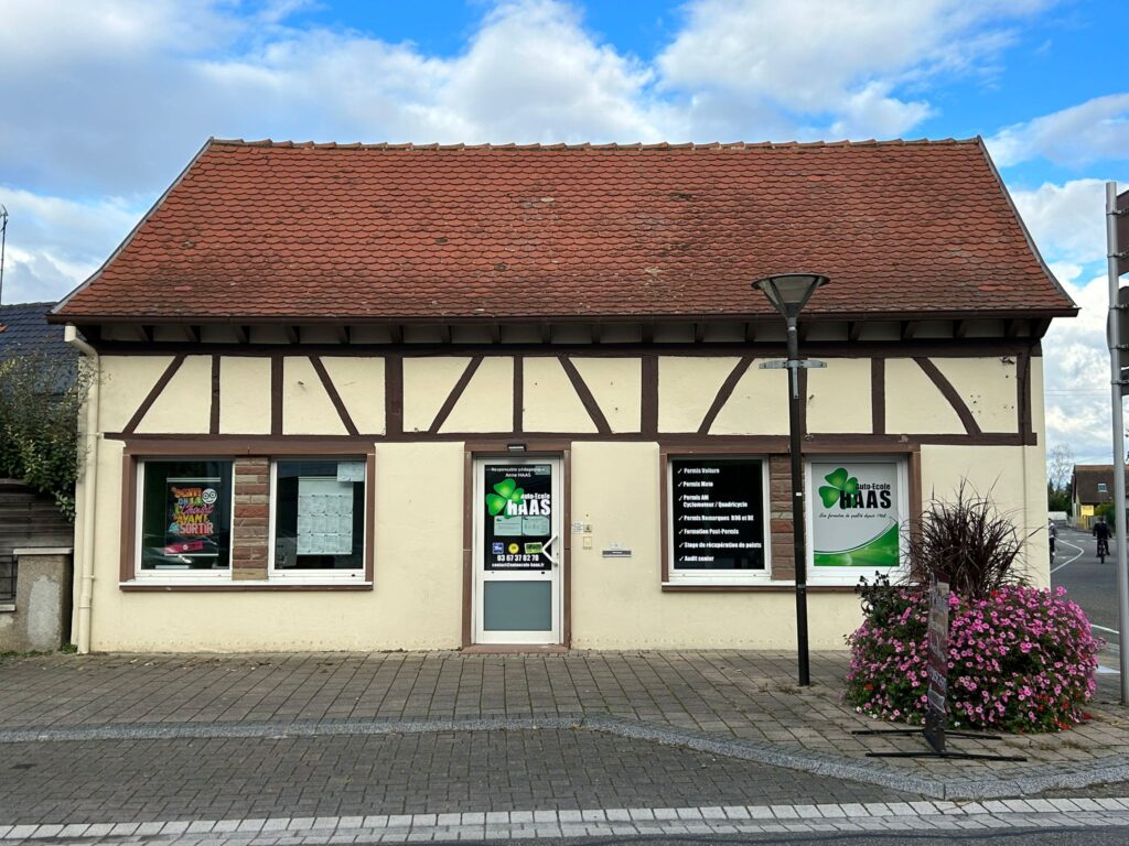 Exterieur Auto Moto Ecole HAAS a Rhinau Extérieur Auto-Ecole HAAS à Rhinau